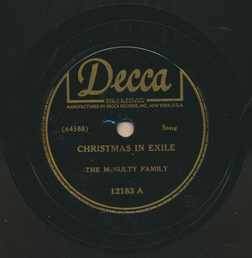 The McNulty Family: Christmas in Exile (song)
