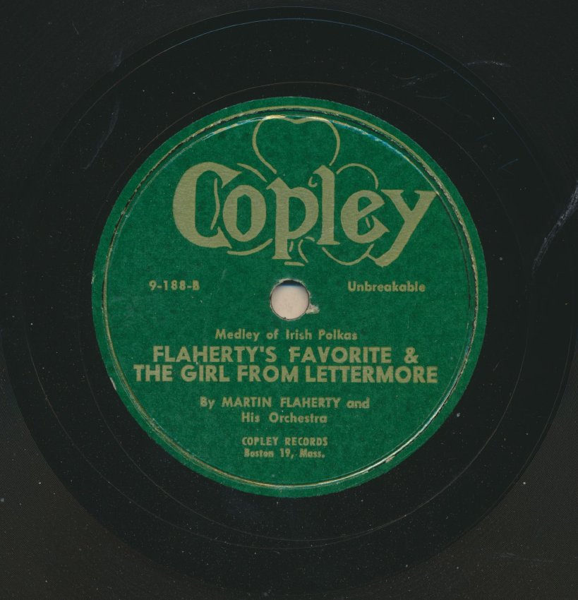 Martin Flaherty and his Orchestra: Flaherty's Favorite/The Girl from Lettermore (polkas)