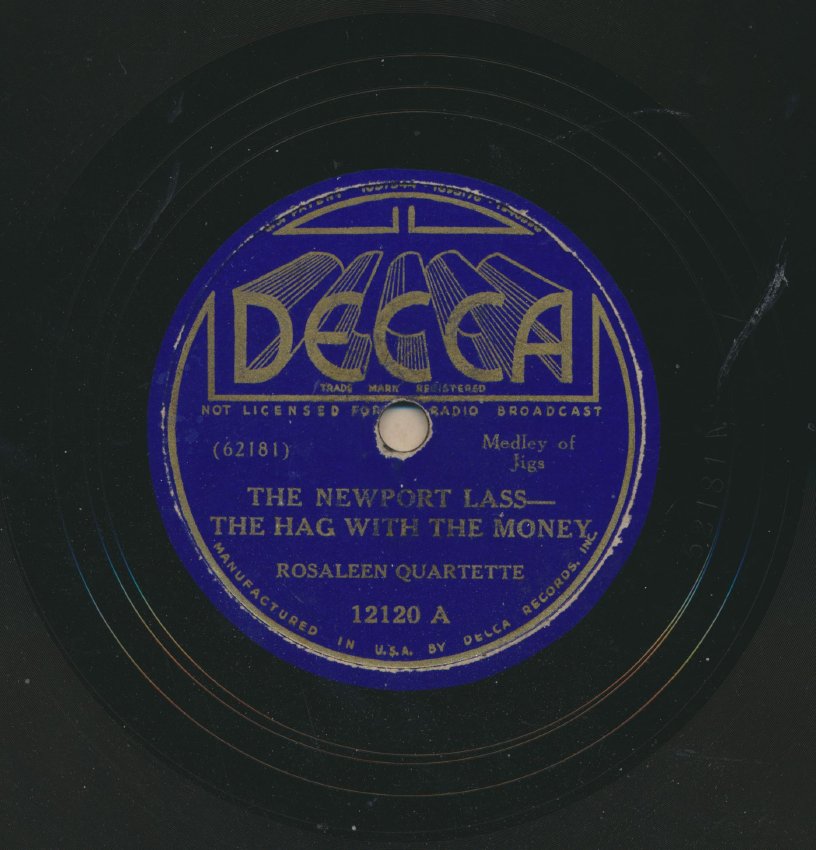 Rosaleen Quartette: The Newport Lass/The Hag With The Money