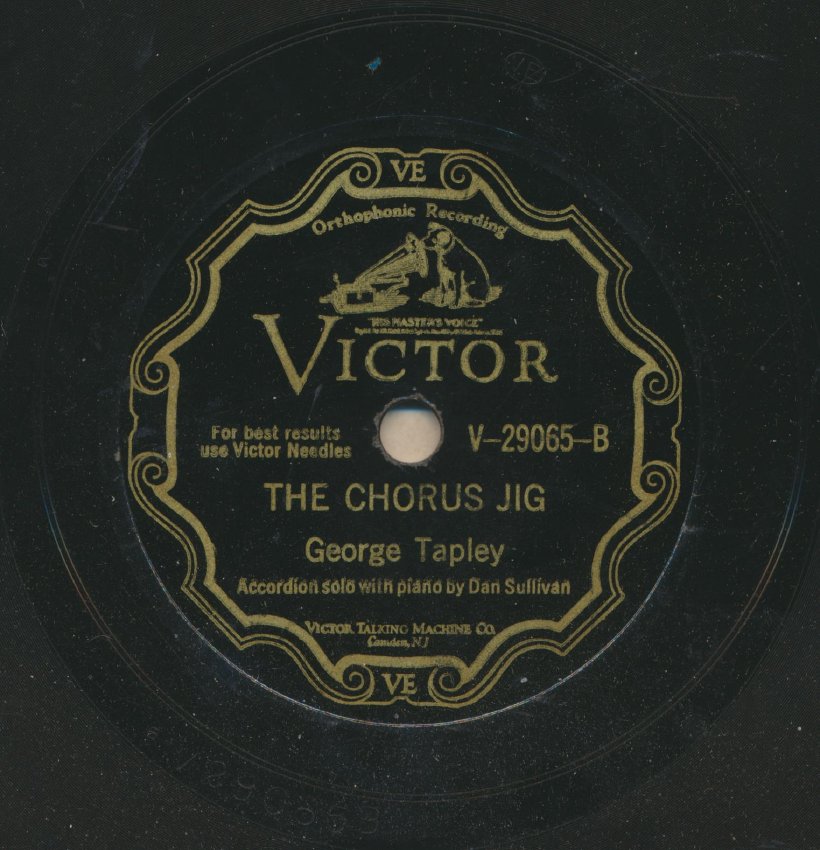George Tapley: The Chorus Jig (reel)